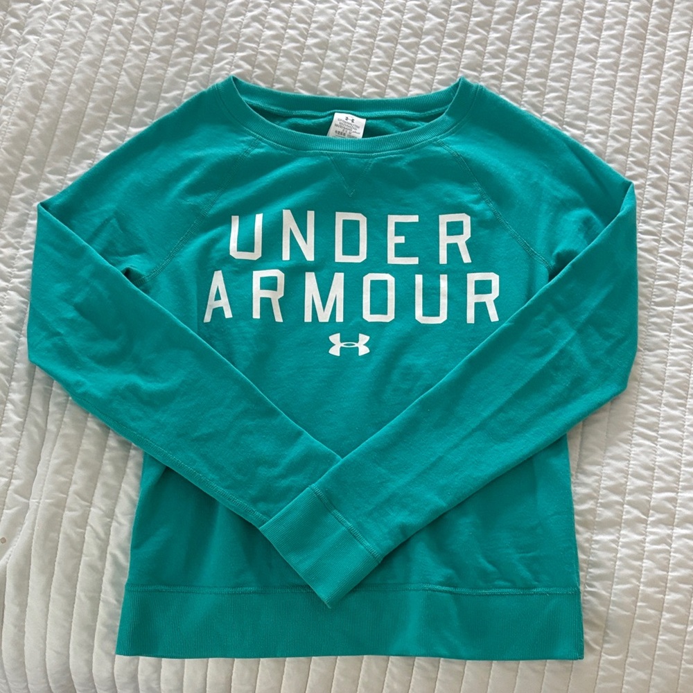 Under Armour Turquoise Crewneck Top